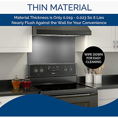 Broan NuTone 30-Inch Backsplash Stainless Steel Splash Plate for Range ...